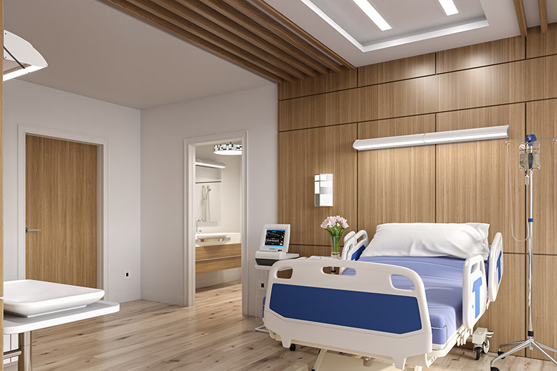 Illuminating solutions for patient rooms in hospital
